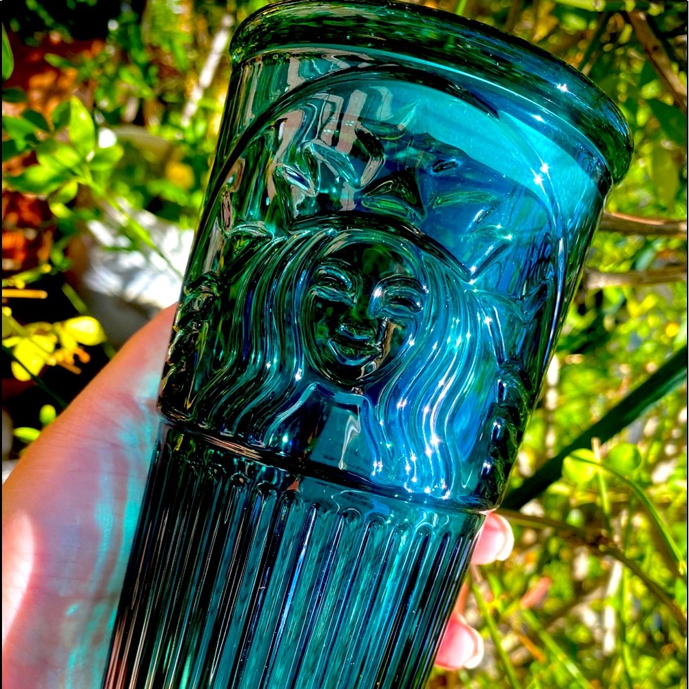 STARBUCKS GLASS CUP SIREN RARE COLLECTION TUMBLER